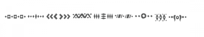 Tabu Symbols Font OTHER CHARS