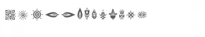 Tabu Symbols Font LOWERCASE