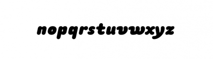 Tar Complete OldStyle BlackItalic Font LOWERCASE