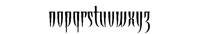 Talon Regular Font LOWERCASE