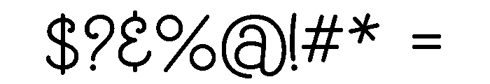 Tangelo Bold Font OTHER CHARS