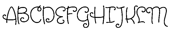 Tangelo Regular Font UPPERCASE