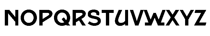 Tangent Regular Font LOWERCASE