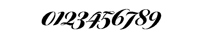 Tangier Black Font OTHER CHARS