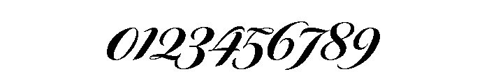 Tangier Bold Font OTHER CHARS