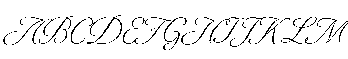 Tangier Light Font UPPERCASE