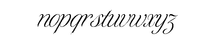 Tangier Light Font LOWERCASE