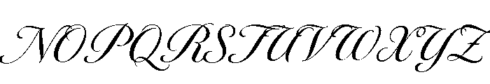 Tangier Medium Font UPPERCASE