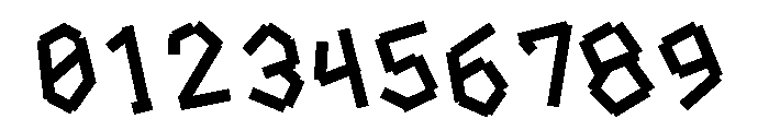 Tape Back Bold Font OTHER CHARS