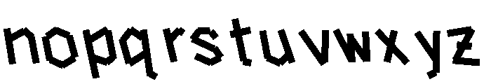 Tape Back Bold Font LOWERCASE