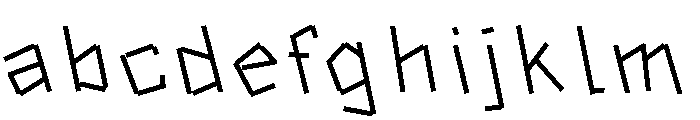 Tape Back Light FONT