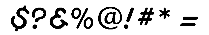 Tarantula Script Medium Font OTHER CHARS