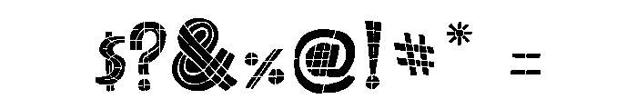 Tartan Cabaret Regular Font OTHER CHARS