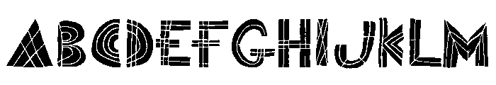 Tartan Cabaret Regular Font UPPERCASE