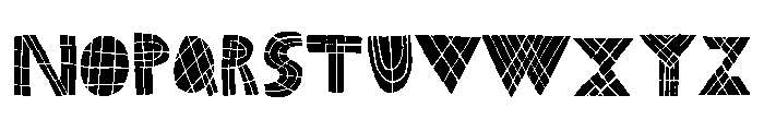 Tartan Cabaret Regular Font UPPERCASE