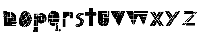 Tartan Cabaret Regular Font LOWERCASE