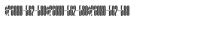Taboo Pro Font OTHER CHARS