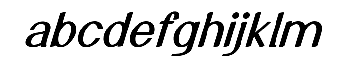 Taffeta-BoldItalic Font LOWERCASE