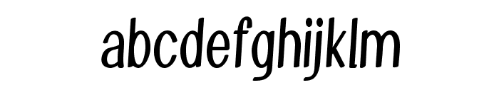 Taffeta-CondensedBold Font LOWERCASE