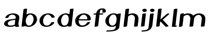 Taffeta-ExpandedBold Font LOWERCASE