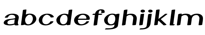 Taffeta-ExtraexpandedBold Font LOWERCASE