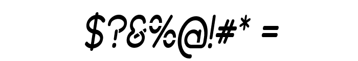 Takion-CondensedItalic Font OTHER CHARS