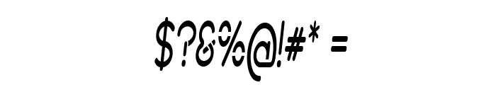 Takion-ExtracondensedItalic Font OTHER CHARS