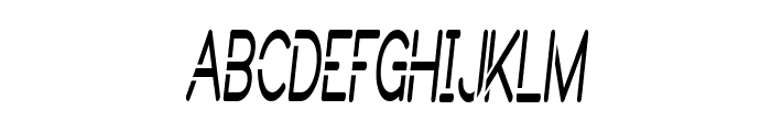 Takion-ExtracondensedItalic Font UPPERCASE