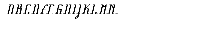 Talbot Book Font UPPERCASE