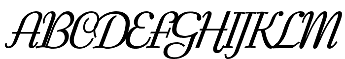 Tango Bold Italic Font UPPERCASE