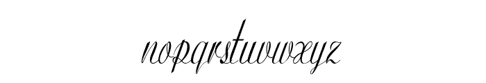 Tannenbaum-CondensedItalic Font LOWERCASE