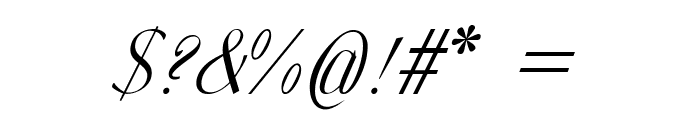 Tannenbaum-Italic Font OTHER CHARS