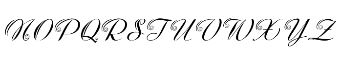 Tannenbaum-Italic Font UPPERCASE