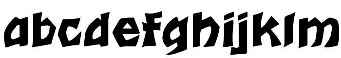 Tarzan Regular Font LOWERCASE