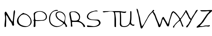 Tasha Regular Font UPPERCASE