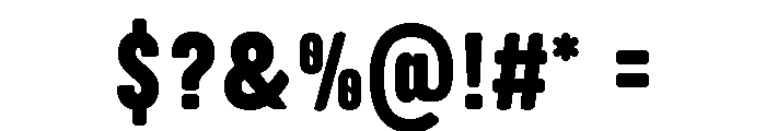 TBJ Finder Uniround Bold Font OTHER CHARS