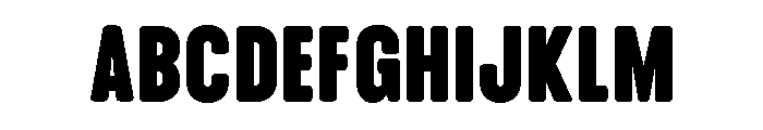 TBJ Finder Uniround Bold Font UPPERCASE