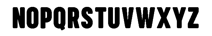TBJ Finder Uniround Bold Font UPPERCASE