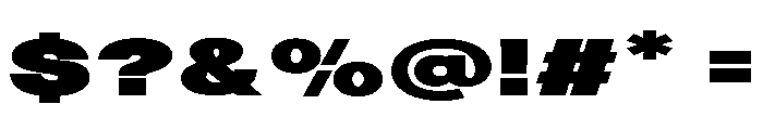 TBJ Fonder Extra Black Font OTHER CHARS