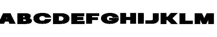TBJ Fonder Extra Black Font UPPERCASE