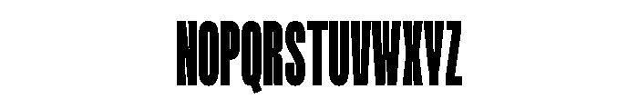 TBJ Gilvane ExtBd Cond Font UPPERCASE