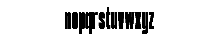 TBJ Gilvane ExtBd Cond Font LOWERCASE