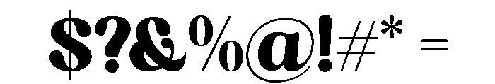 TBJ Kind Sunday Regular Font OTHER CHARS