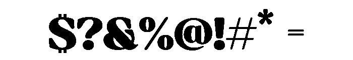 TBJ Matte Nature Bold Font OTHER CHARS