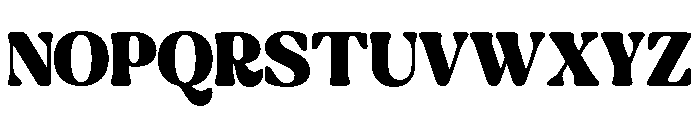 TBJ Matte Nature Bold Font UPPERCASE