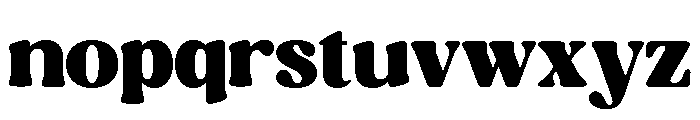 TBJ Matte Nature Bold Font LOWERCASE