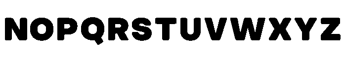 TBJ Moder Black Font UPPERCASE