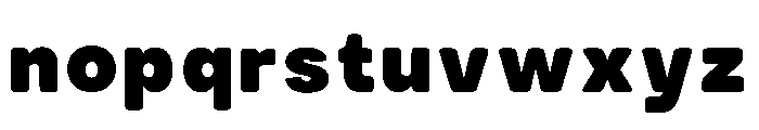 TBJ Moder Black Font LOWERCASE