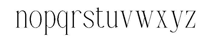 TBJ Rose Merry Regular Font LOWERCASE