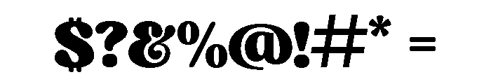 TBJ Sugaria Vintage Bold Font OTHER CHARS